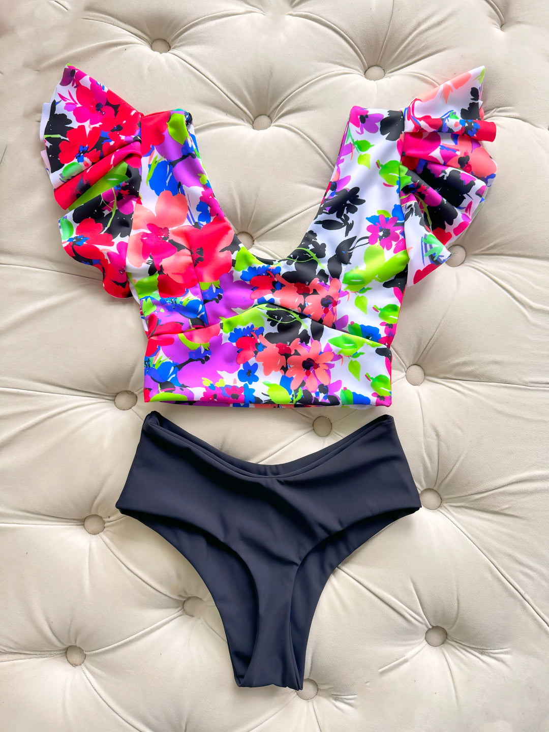 TOP ALICENT ESTAMPADO A ELECCION + BOTTOMS PANDORA BLACK