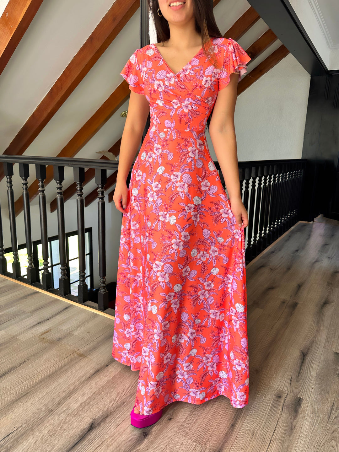MAXI DRESS CRUZADO BINI