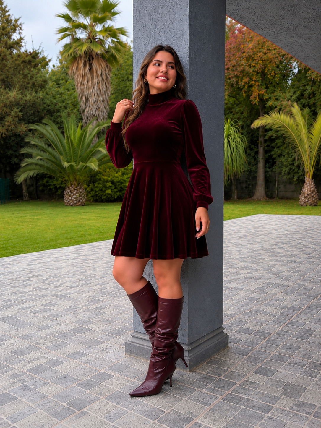 VESTIDO AMELIA SKATER COLOR A ELECCION