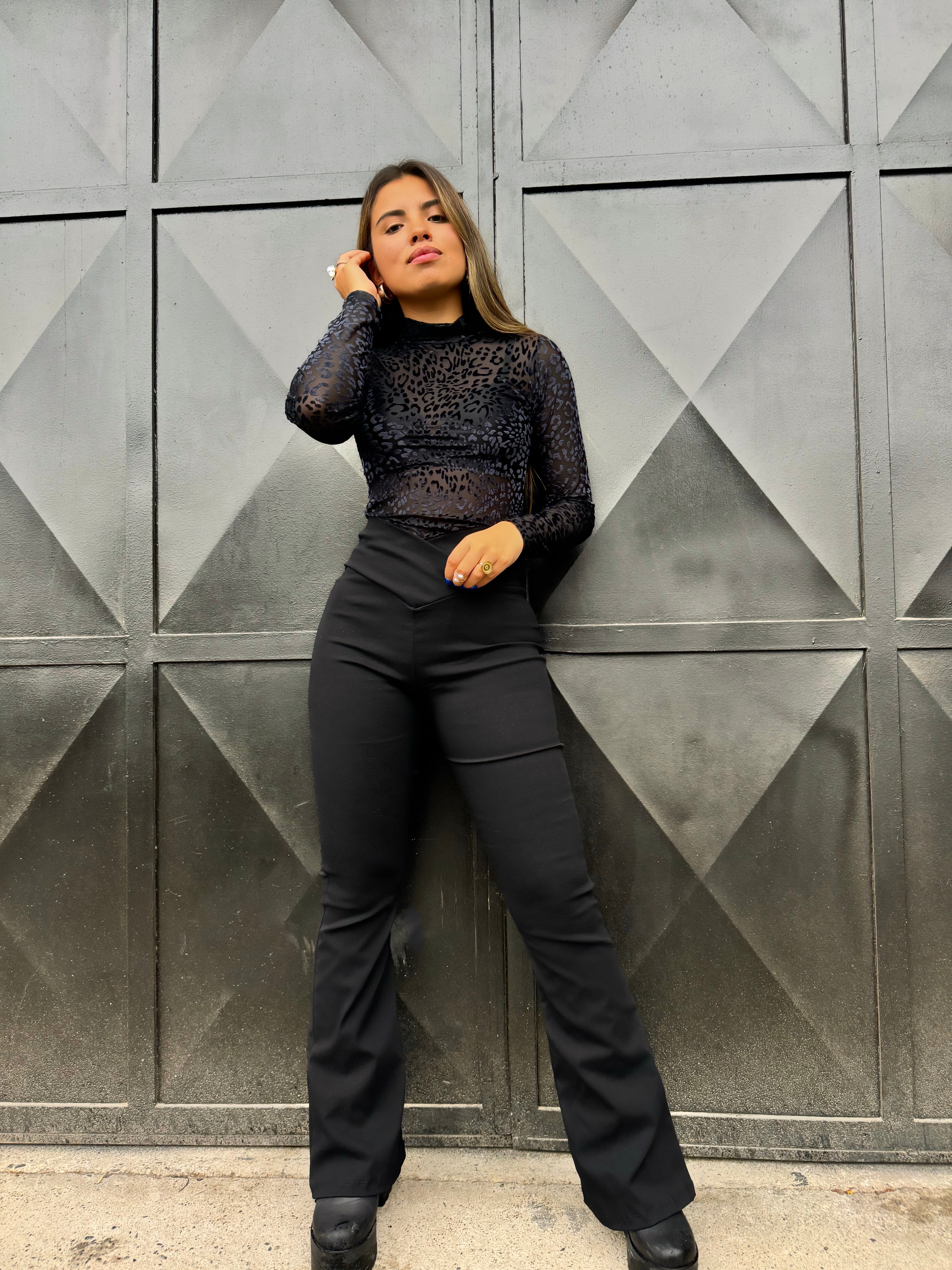 PANTS LUCIANA CROSSOVER FLARE