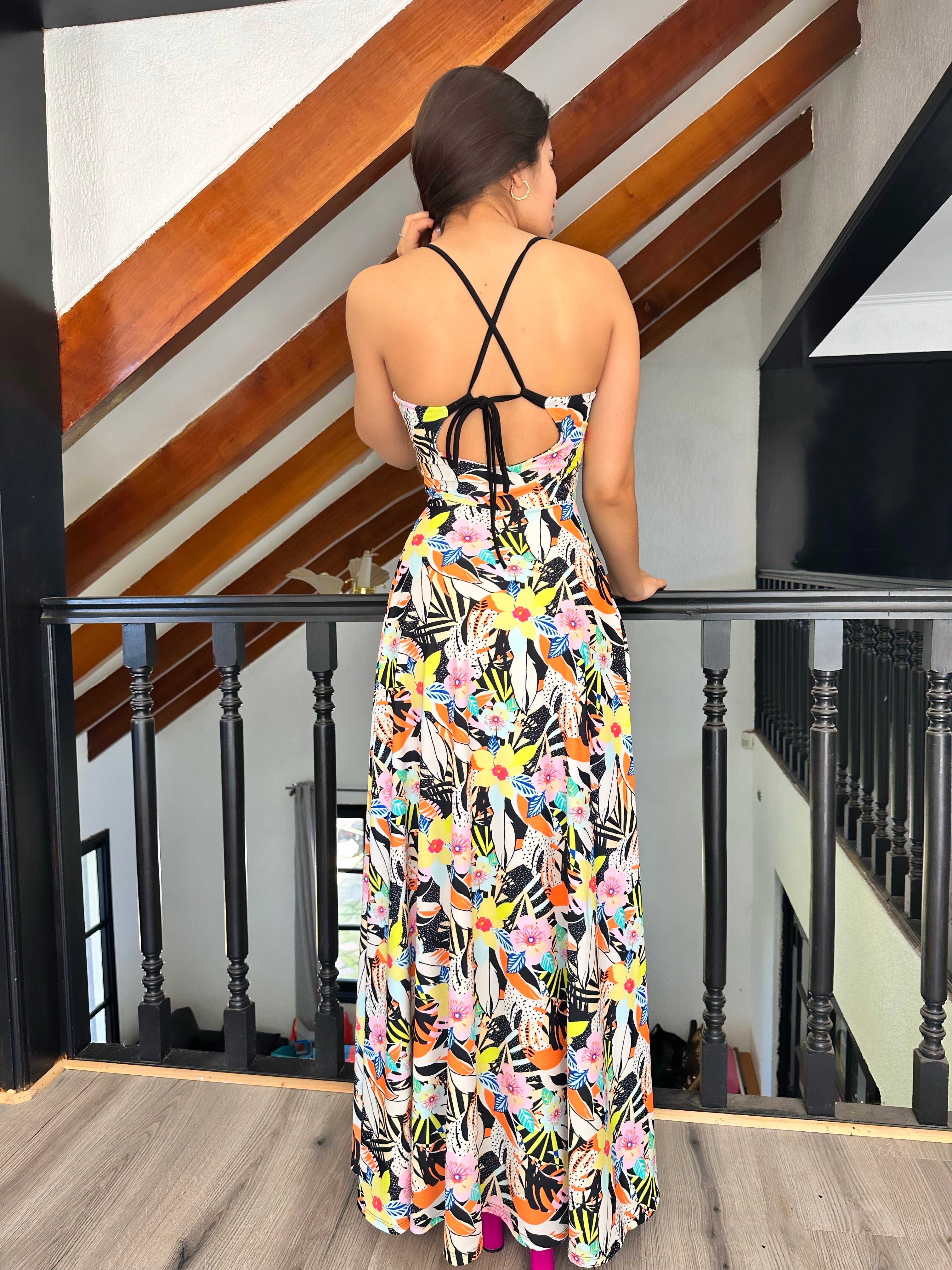 MAXI DRESS MAITE ESTAMPADO A ELECCIÓN