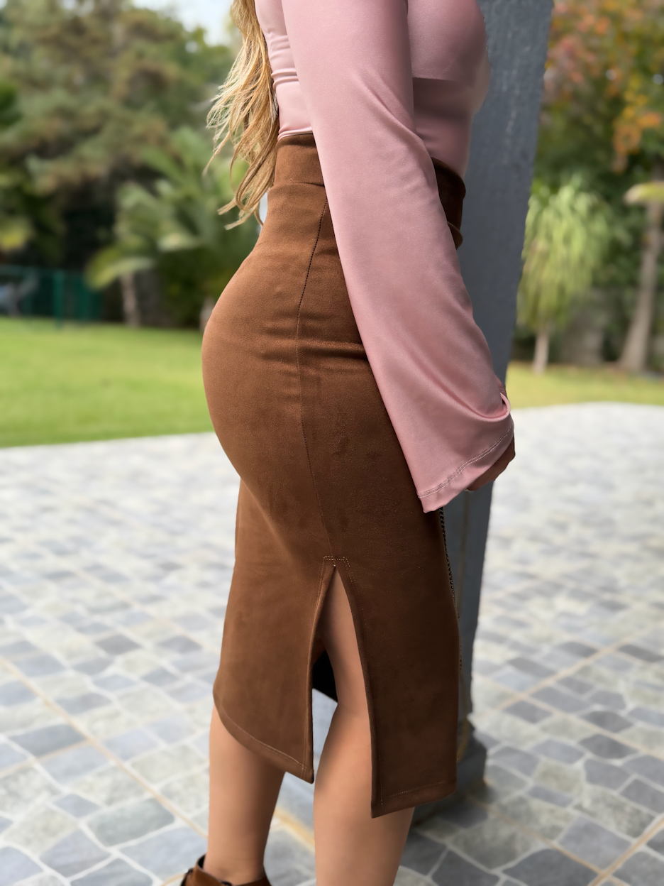 FALDA MOANA SUEDE COLOR A ELECCION