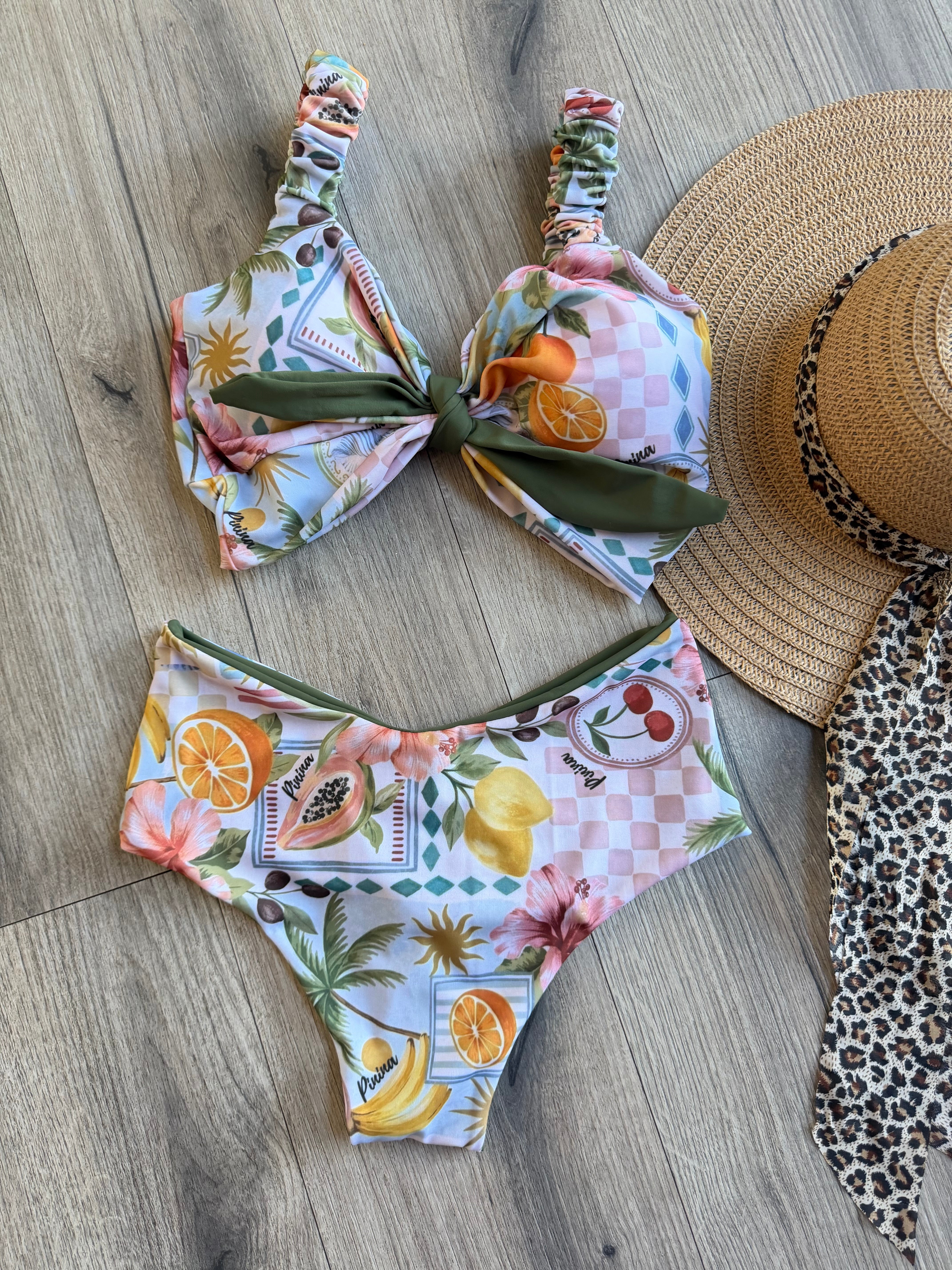 BIKINI BOTTOMS REVERSIBLE PAPAYA EXCLUSIVO