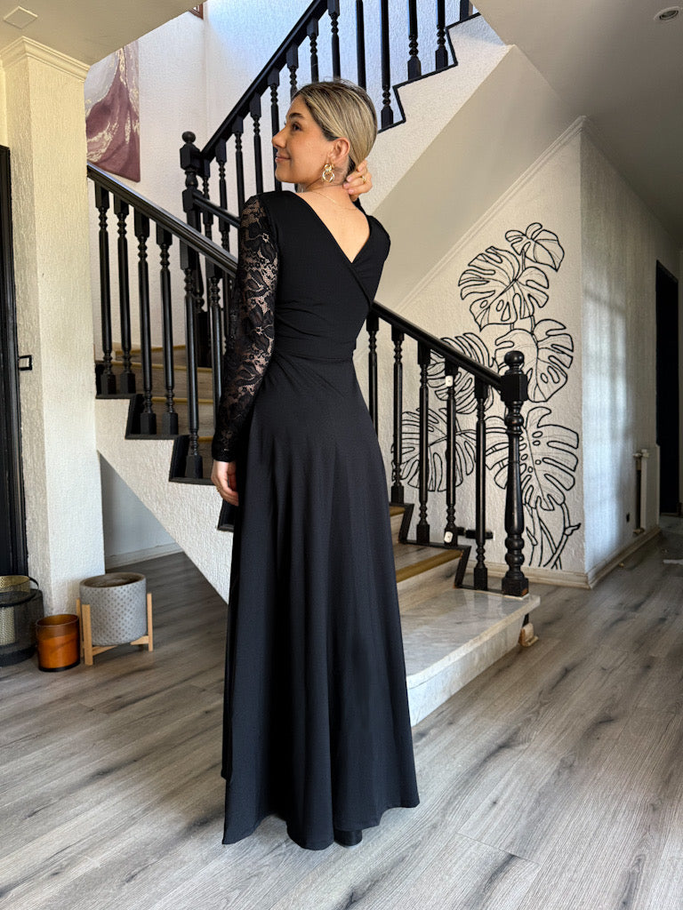MAXI DRESS FANTASY BLACK