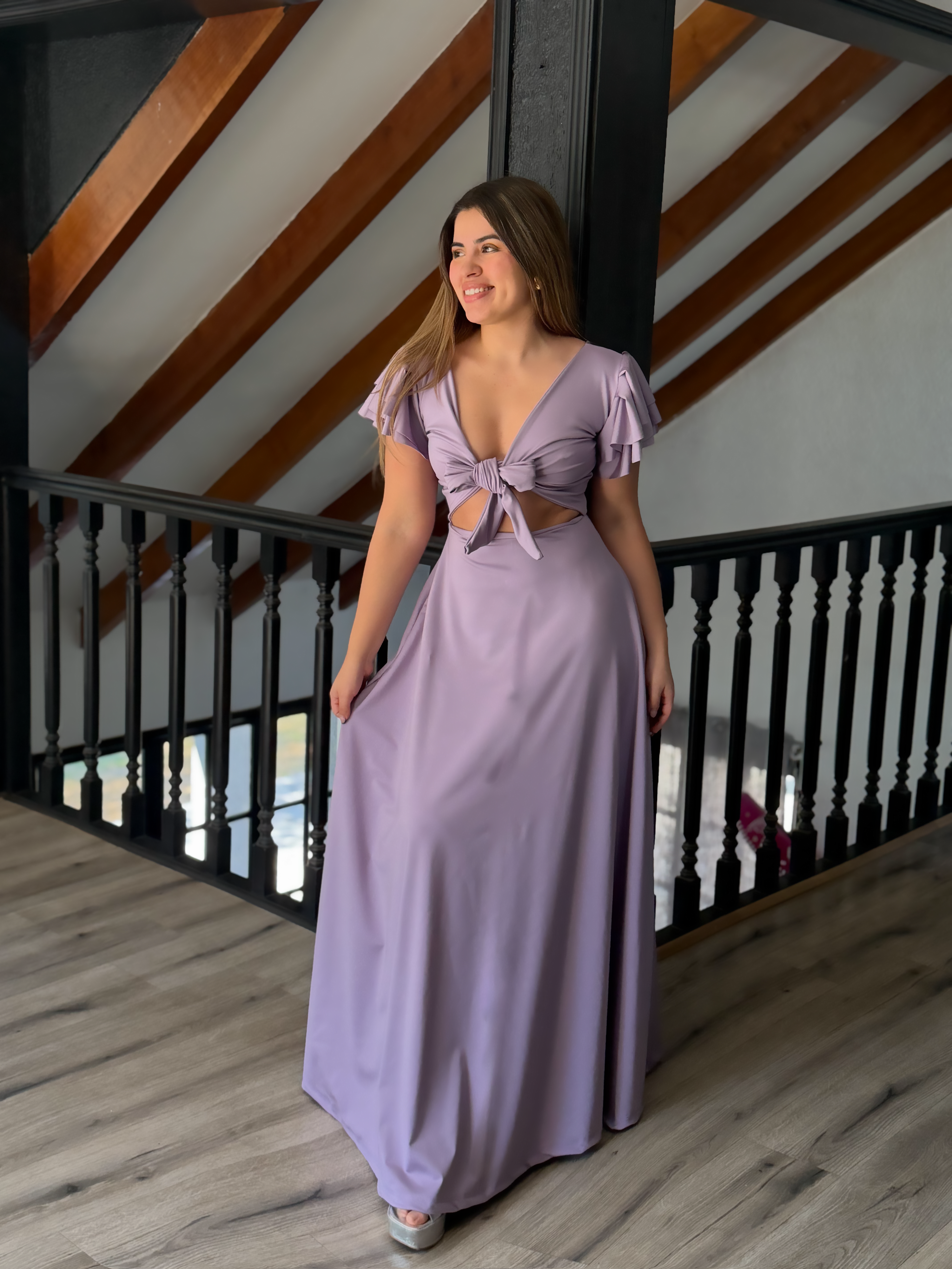 MAXI DRESS ABIR COLOR A ELECCIÓN