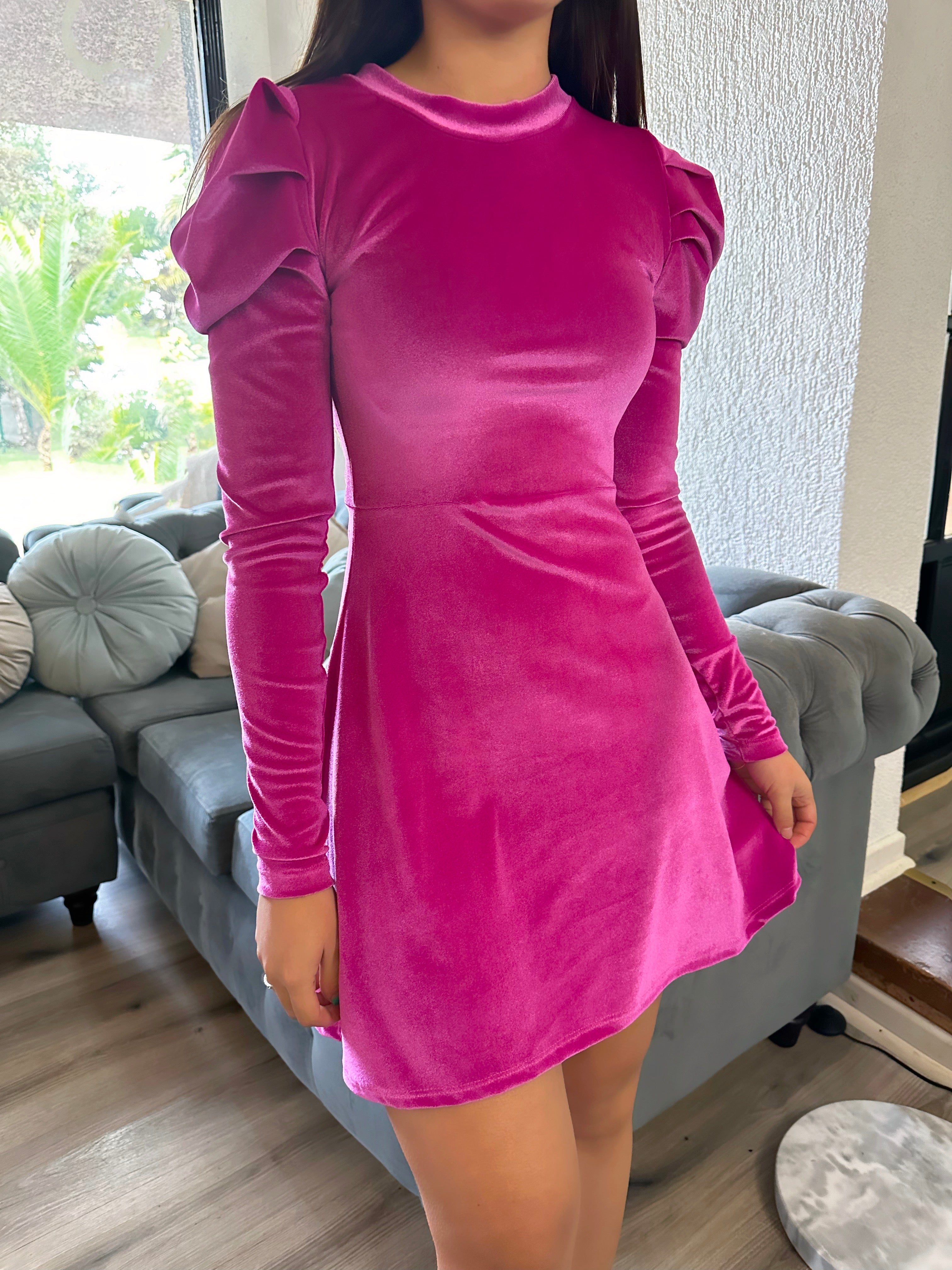 VESTIDO IVANNA VELVET COLOR A ELECCIÓN