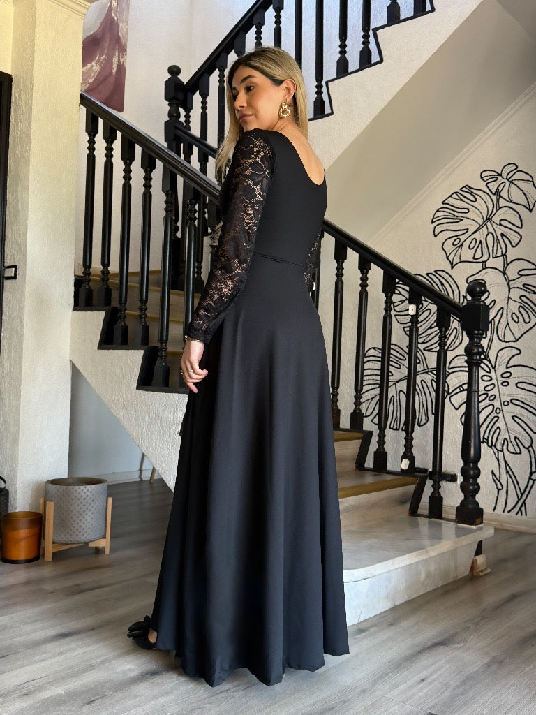 MAXI DRESS FANTASY BLACK