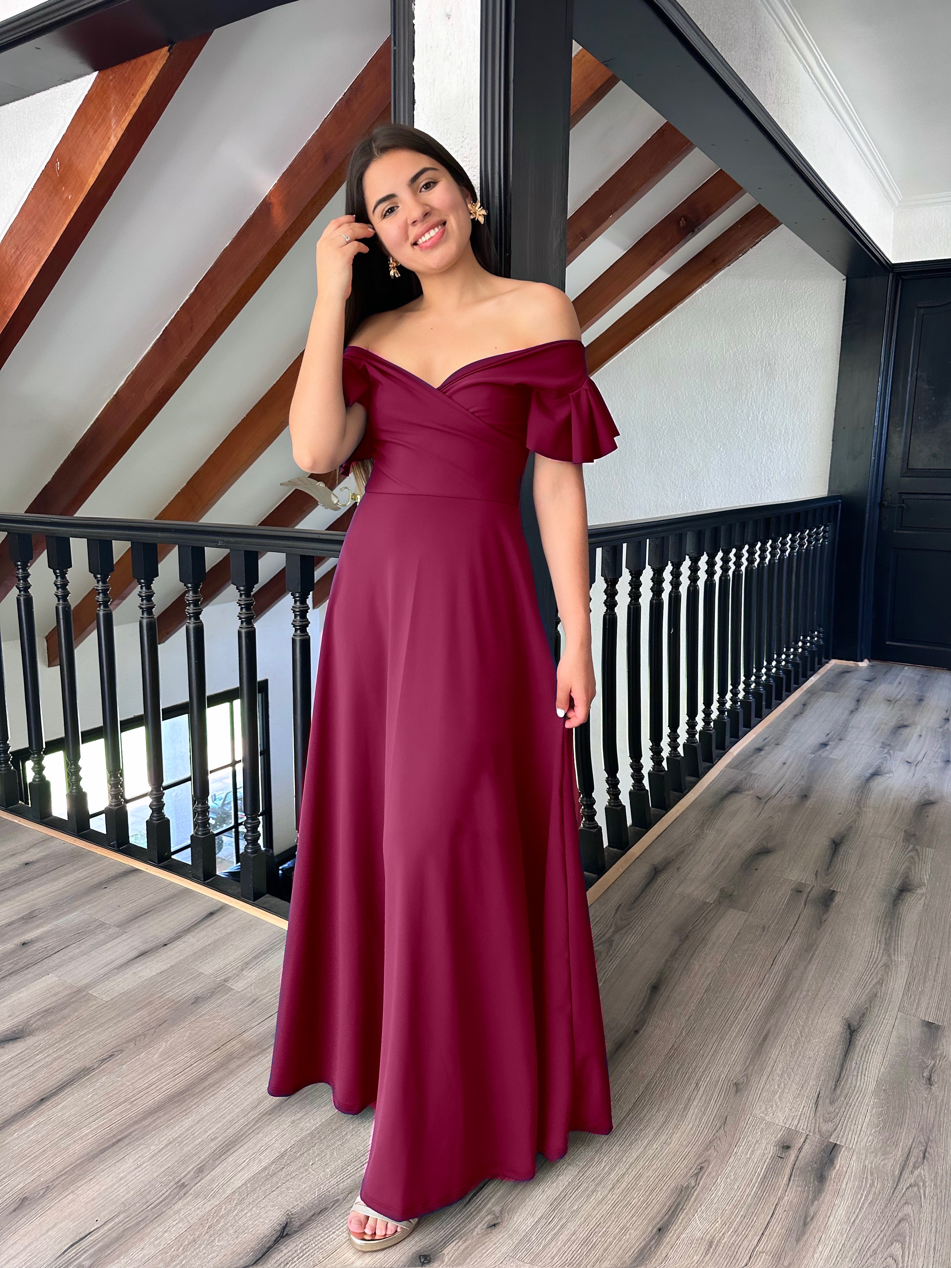 MAXI DRESS CRUZADO COLOR A ELECCION