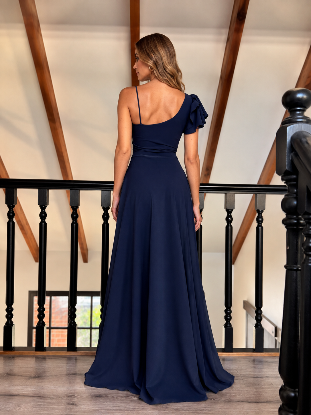 MAXI DRESS TRACY SIDE SLIT COLOR A ELECCION