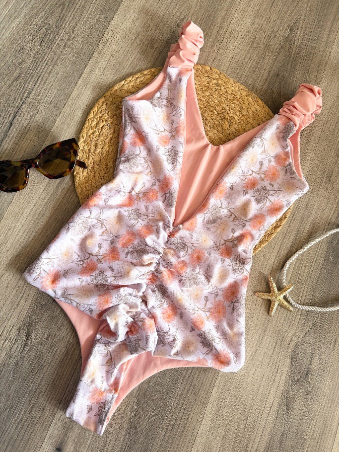 TRAJE DE BAÑO REVERSIBLE KIKI BLOOMING