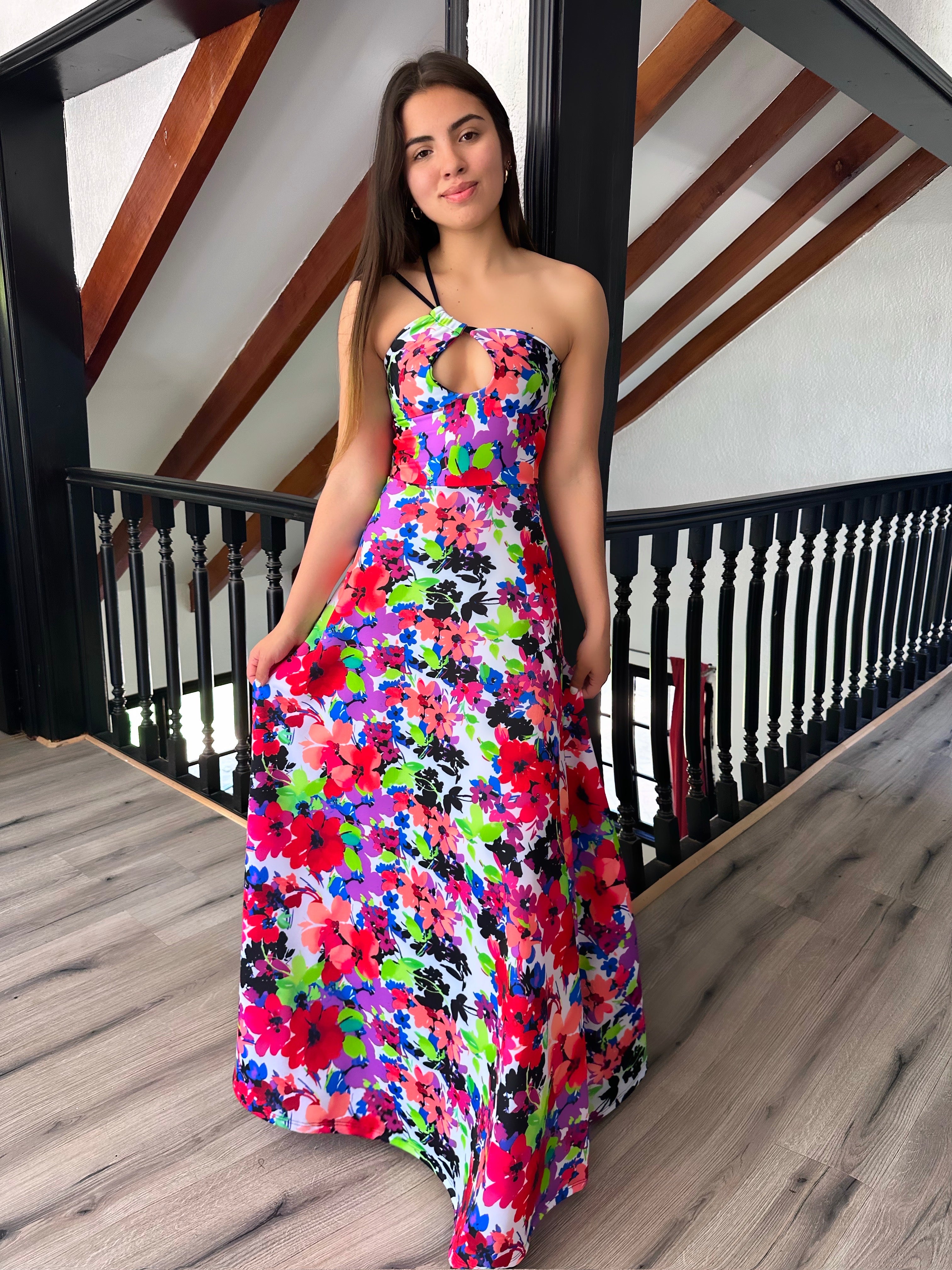 MAXI DRESS SIMONA ESTAMPADO A ELECCIÓN