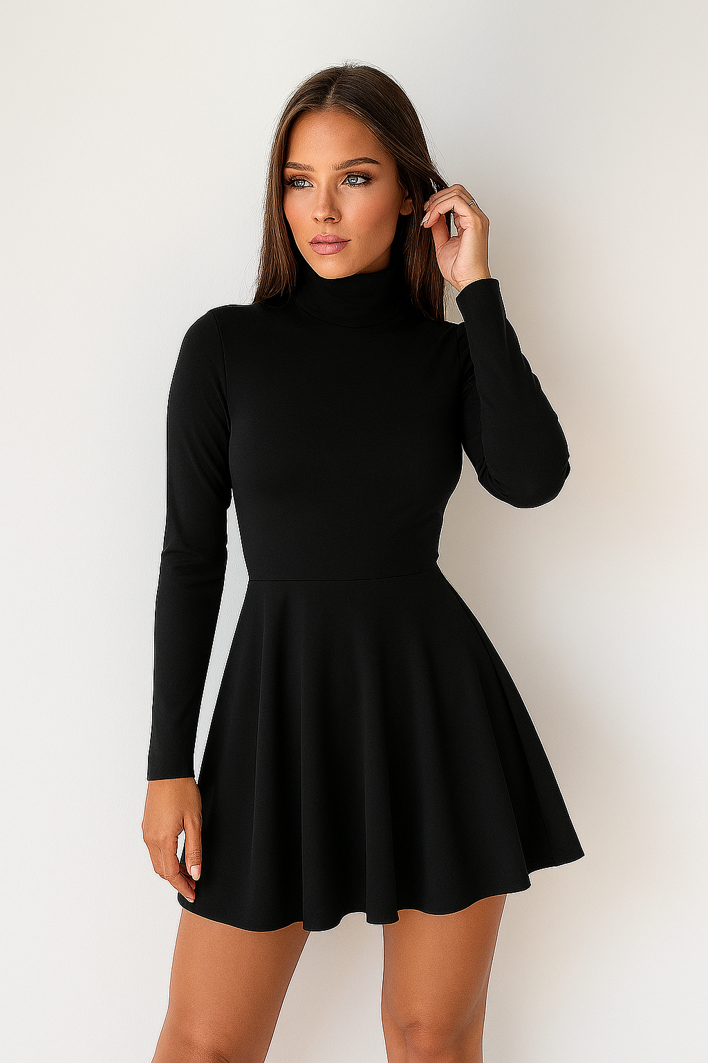 VESTIDO SKATER BEATLE COLOR A ELECCION