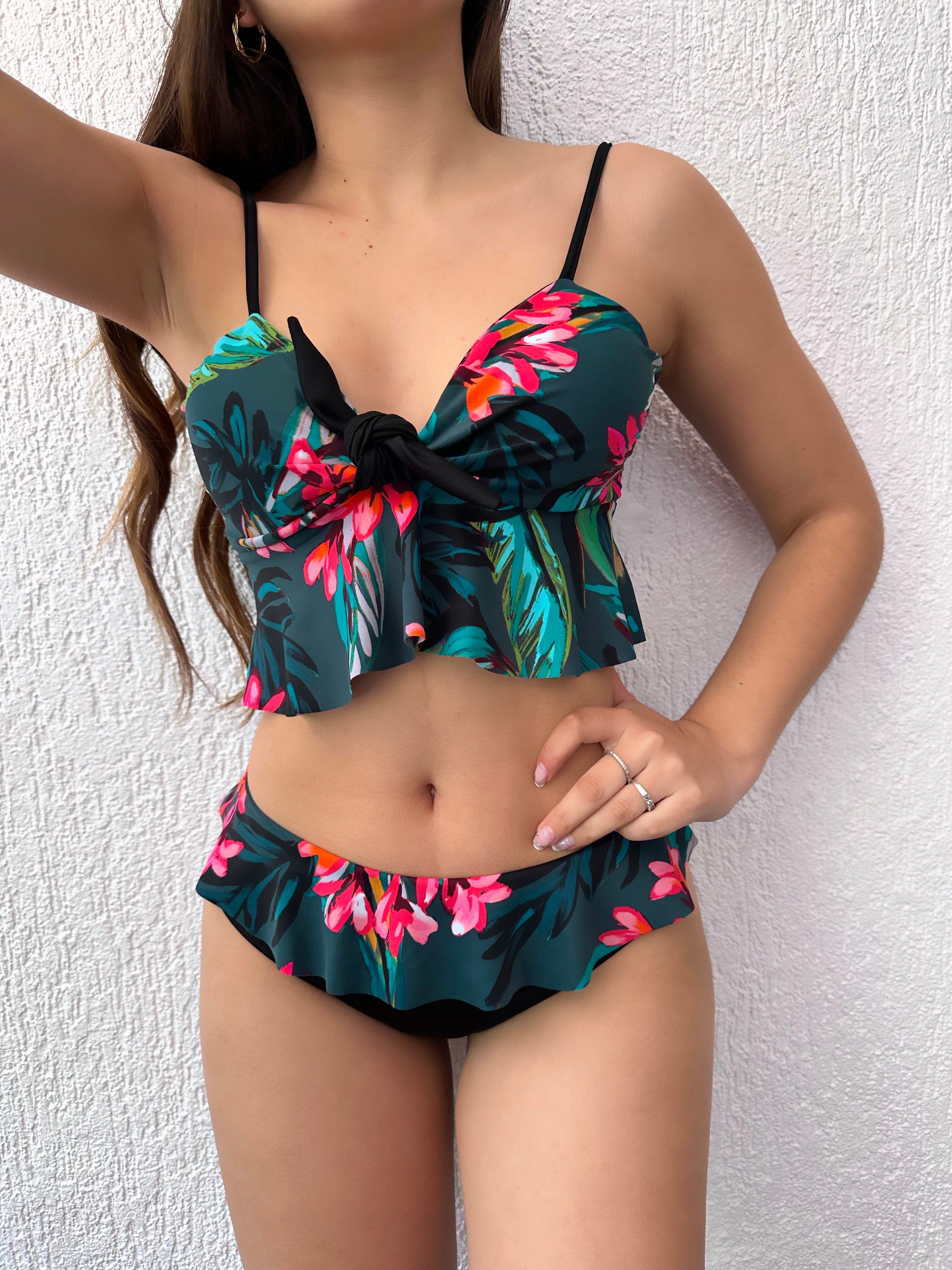 TOP MILI  + BOTTOMS VOLADOS ESTAMPADO A ELECCIÓN