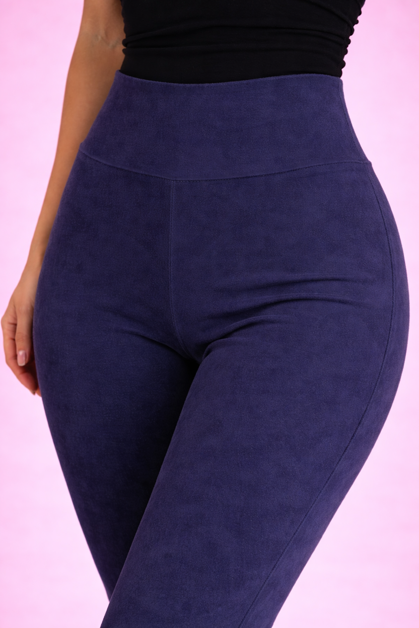 CALZA MAXI FLARE SUEDE COLOR A ELECCION