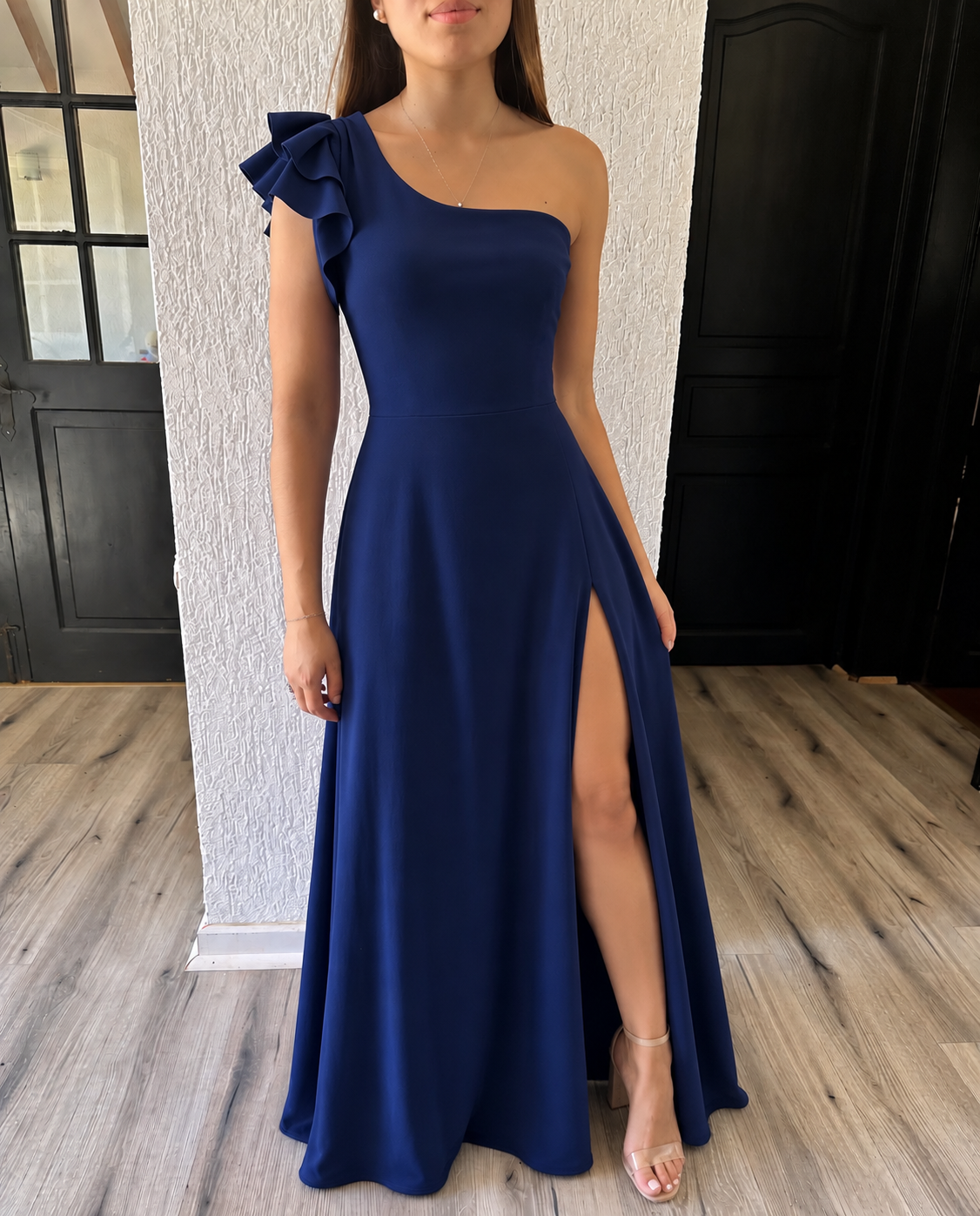 VESTIDO LARGO FIESTA MERAKI SIDE SLIT COLOR A ELECCIÓN