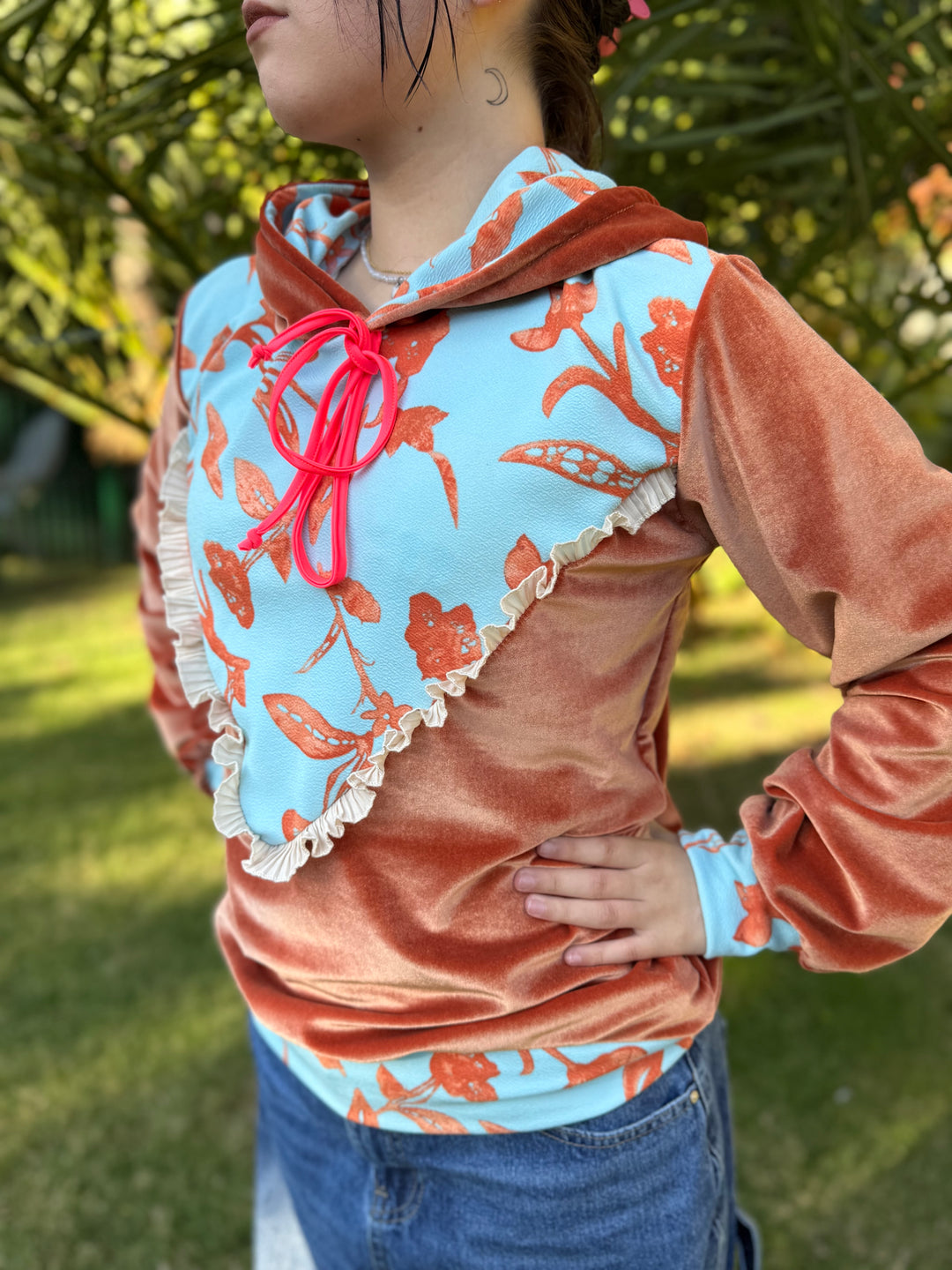 POLERON ORANGE BOHO