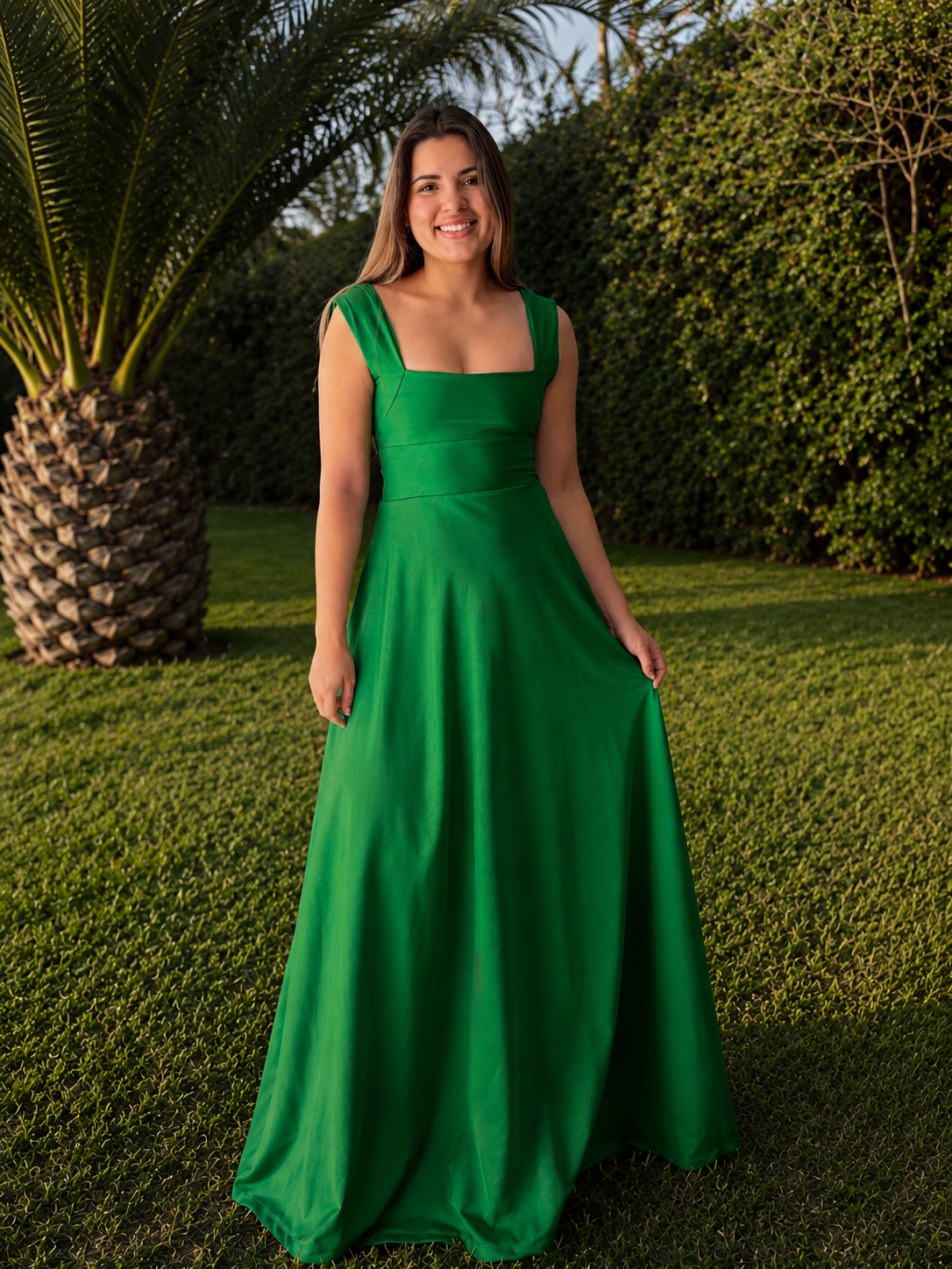 MAXI DRESS SANGRÍA COLOR A ELECCION