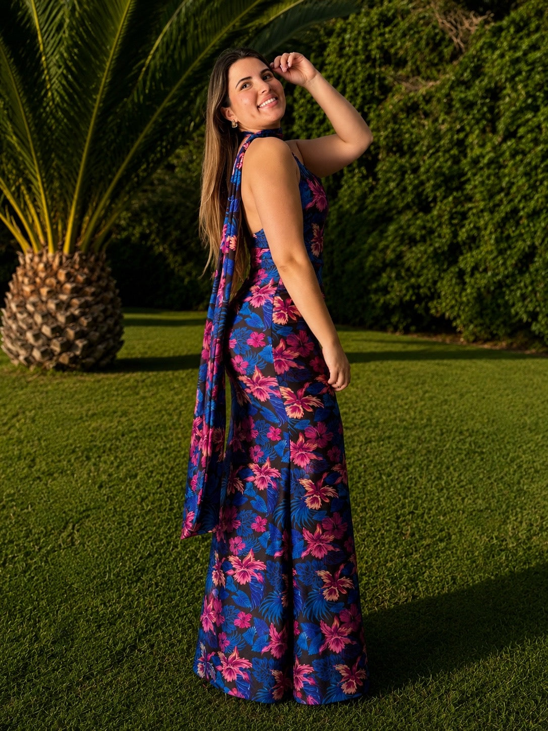 MAXI DRESS ATENAS DUBLIN tela exclusiva