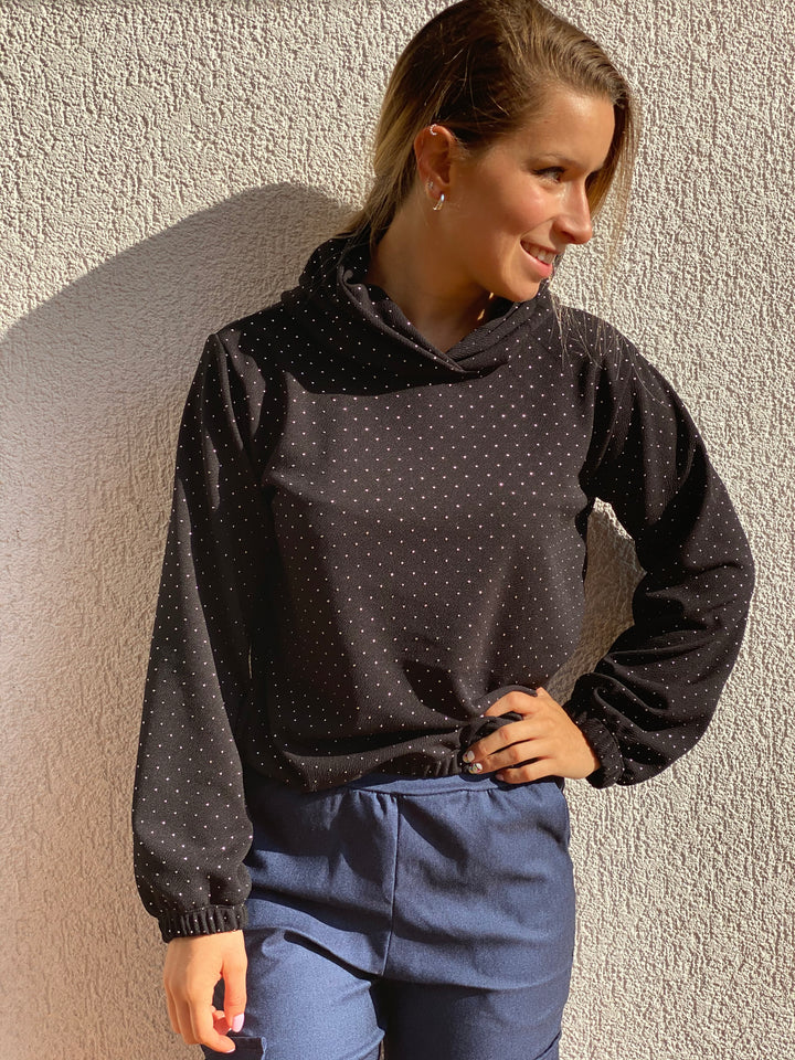 POLERON POLKA GORRO COLOR A ELECCION