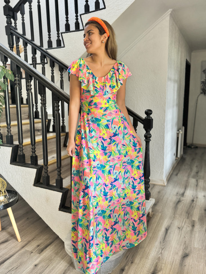 MAXI DRESS FATIMA ESTAMPADO A ELECCIÓN