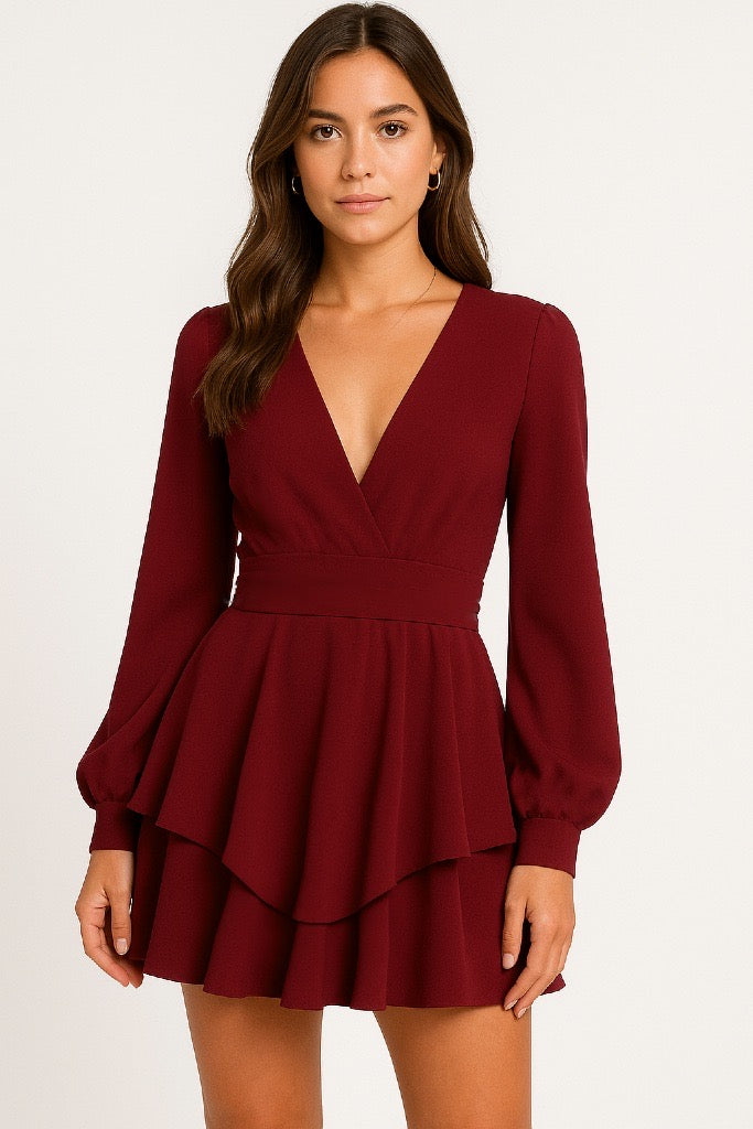 VESTIDO LILY CRUZADO COLOR A ELECCION