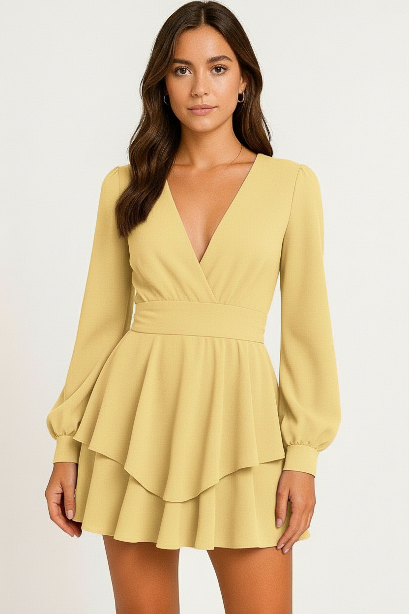 VESTIDO LILY LF CRUZADO COLOR A ELECCION