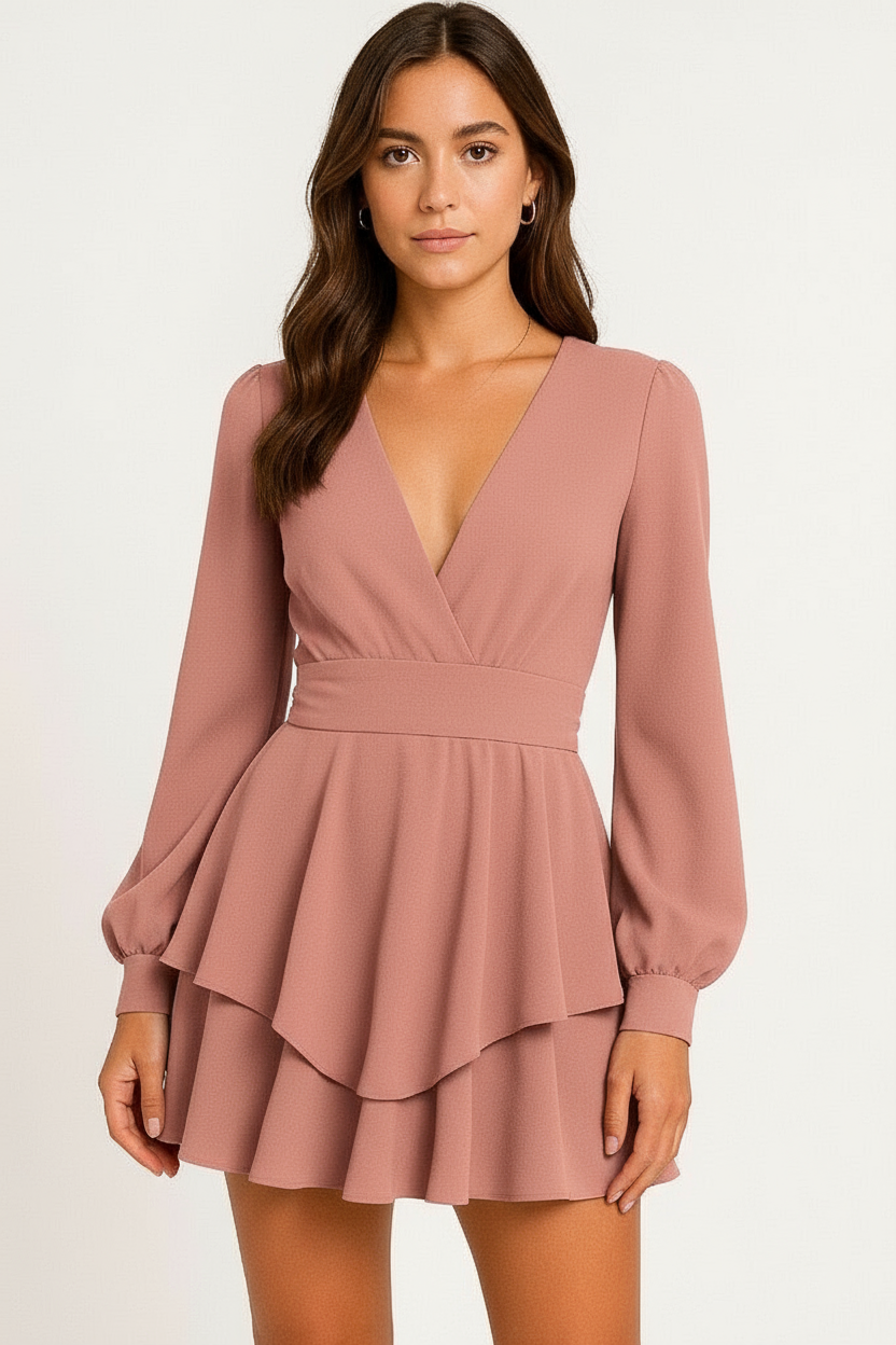 VESTIDO LILY CRUZADO COLOR A ELECCION