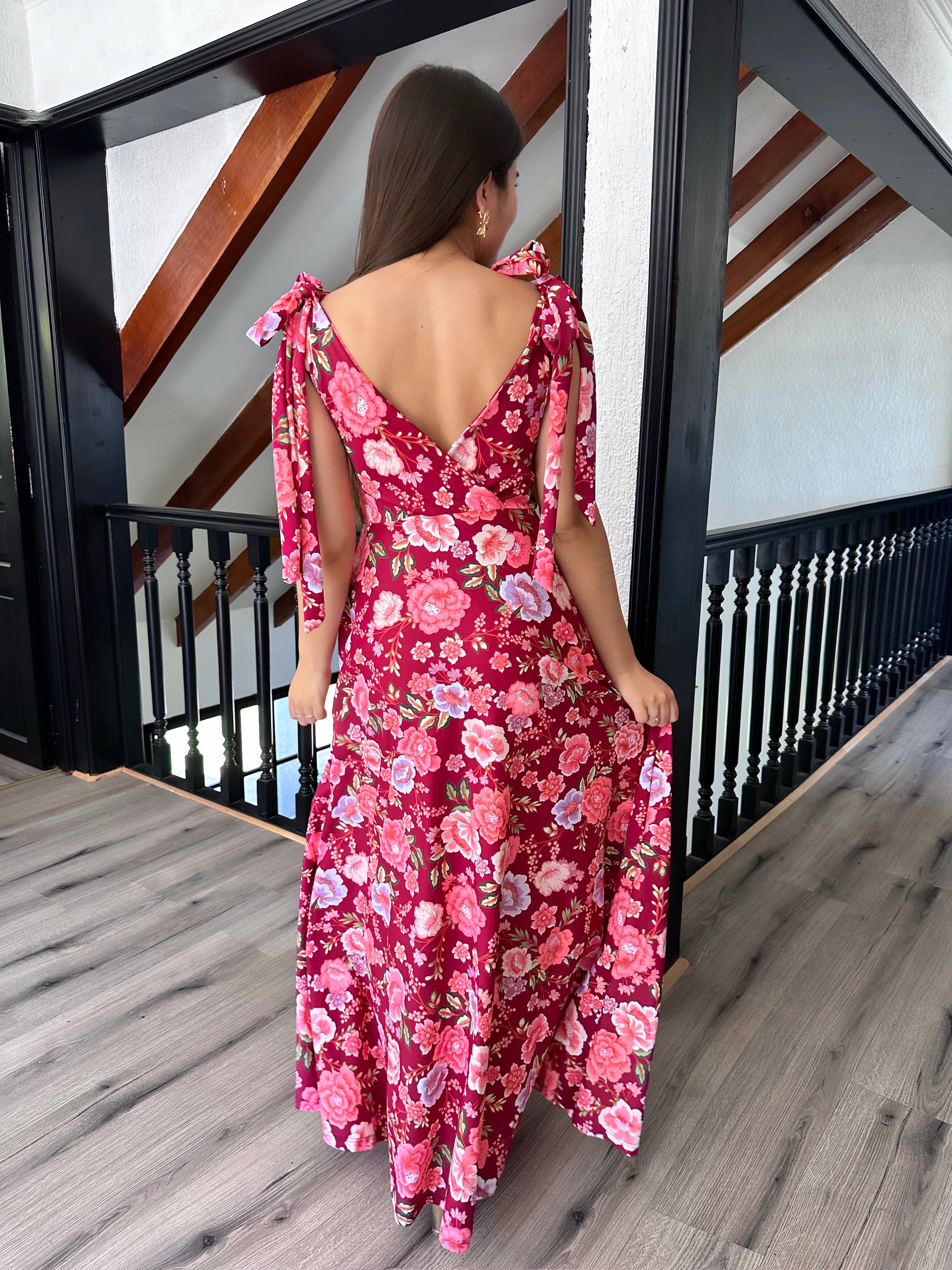 MAXI DRESS AMARRAS ESTAMPADO A ELECCION