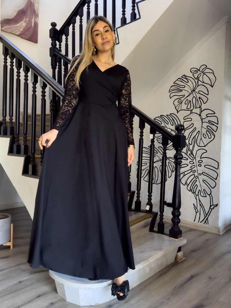 MAXI DRESS FANTASY BLACK
