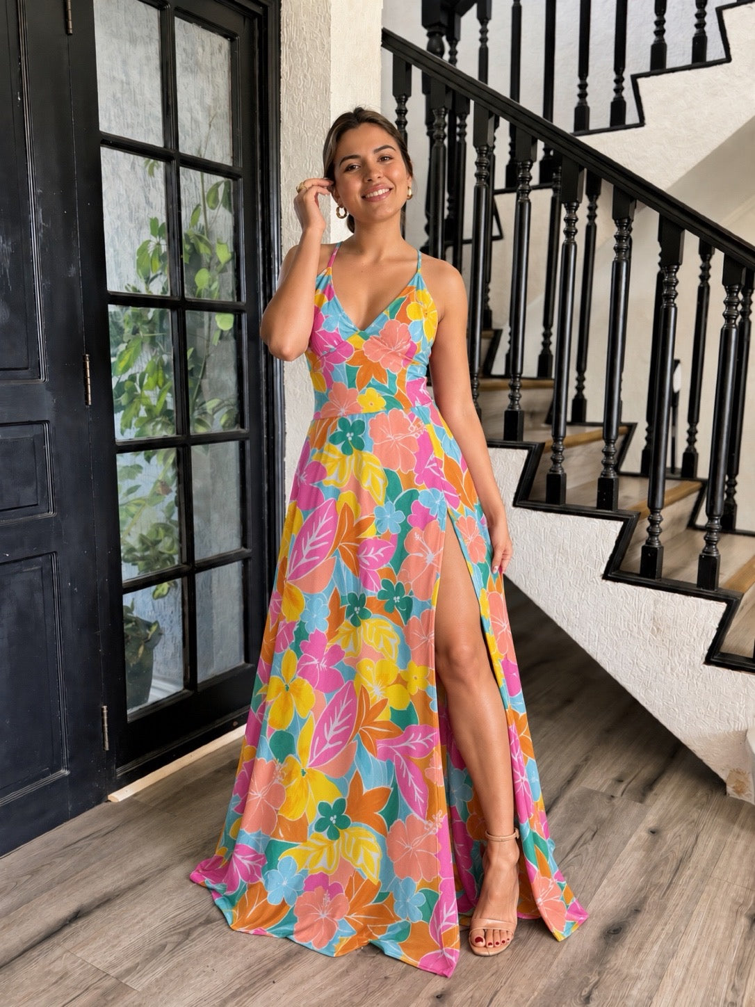 MAXI DRESS ARIANY ESTAMPADO A ELECCIÓN