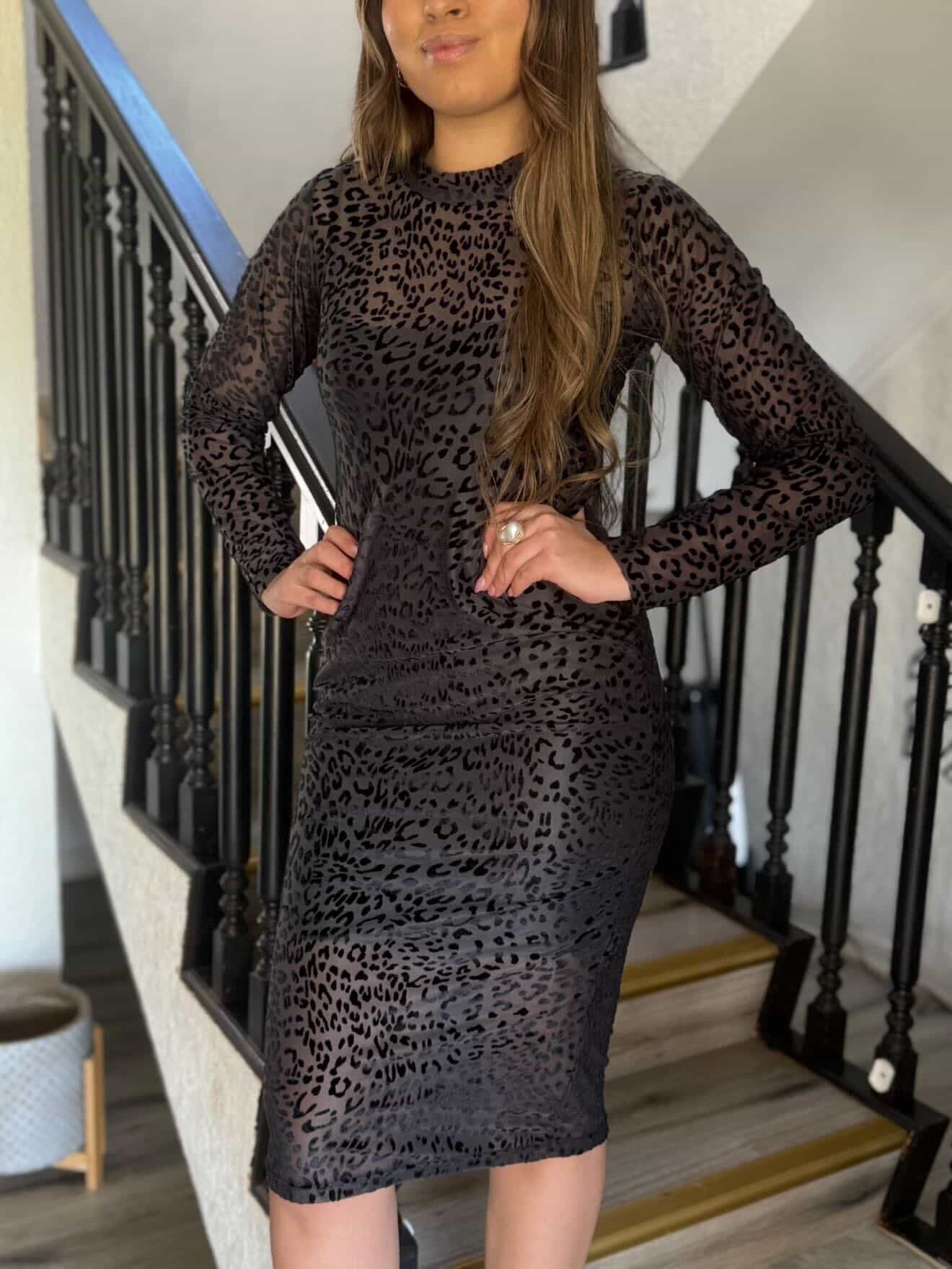 VESTIDO MESH DOBLE GREY