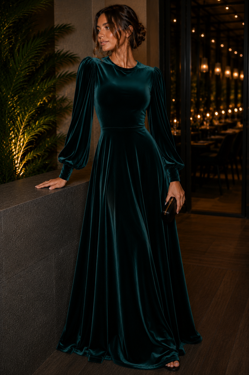 MAXI KHLOE VELVET COLOR A ELECCION