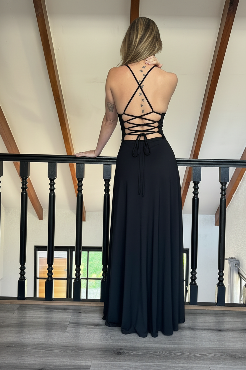 MAXI DRESS REBECCA LF COLOR A ELECCION