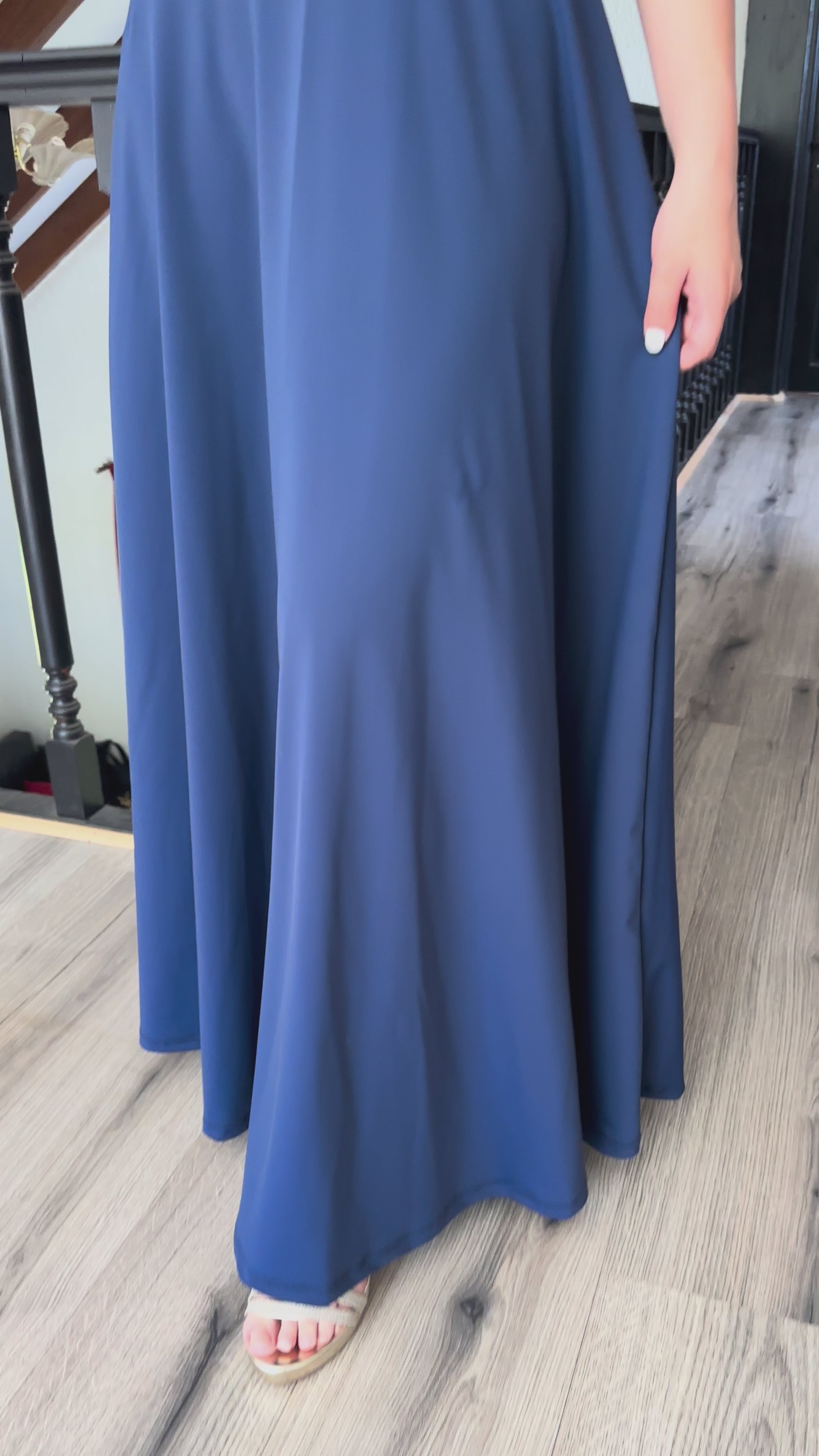 MAXI DRESS CRUZADO COLOR A ELECCION