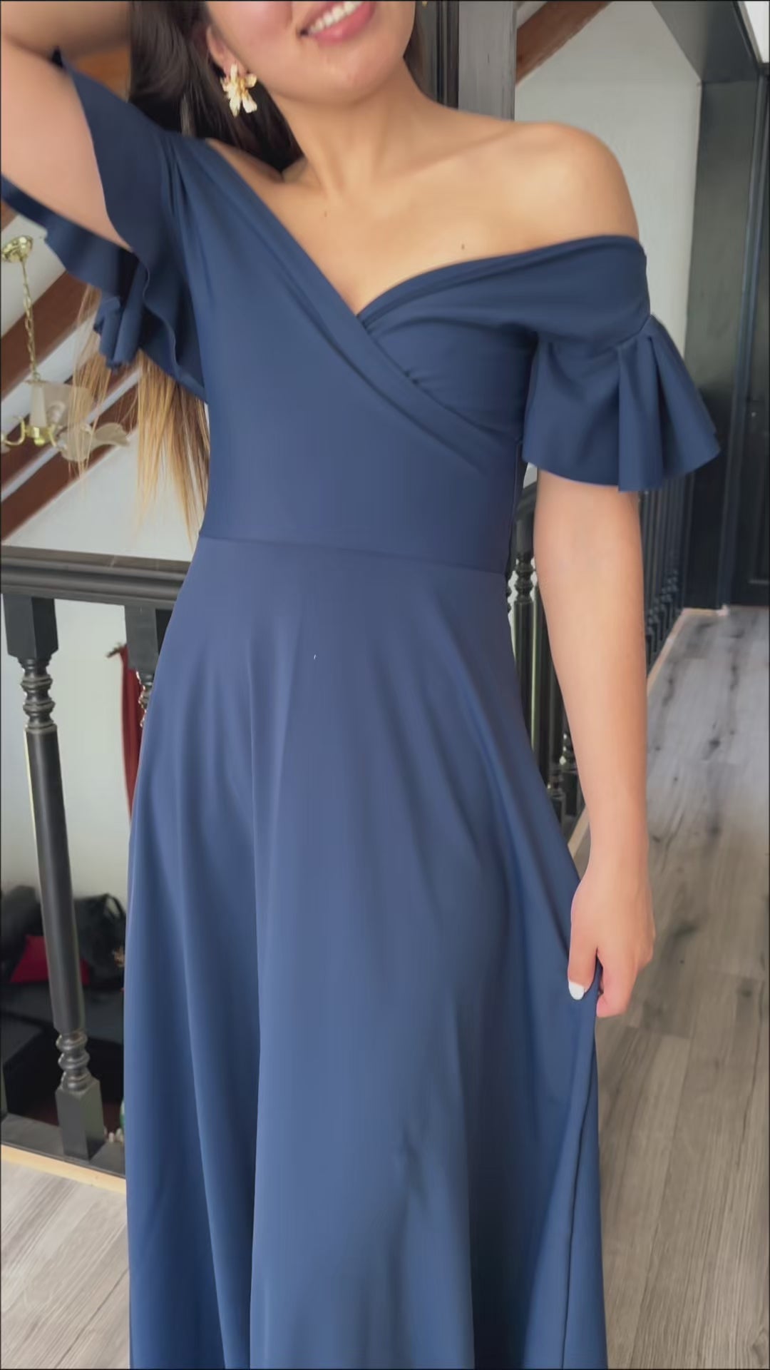 MAXI DRESS CRUZADO COLOR A ELECCION