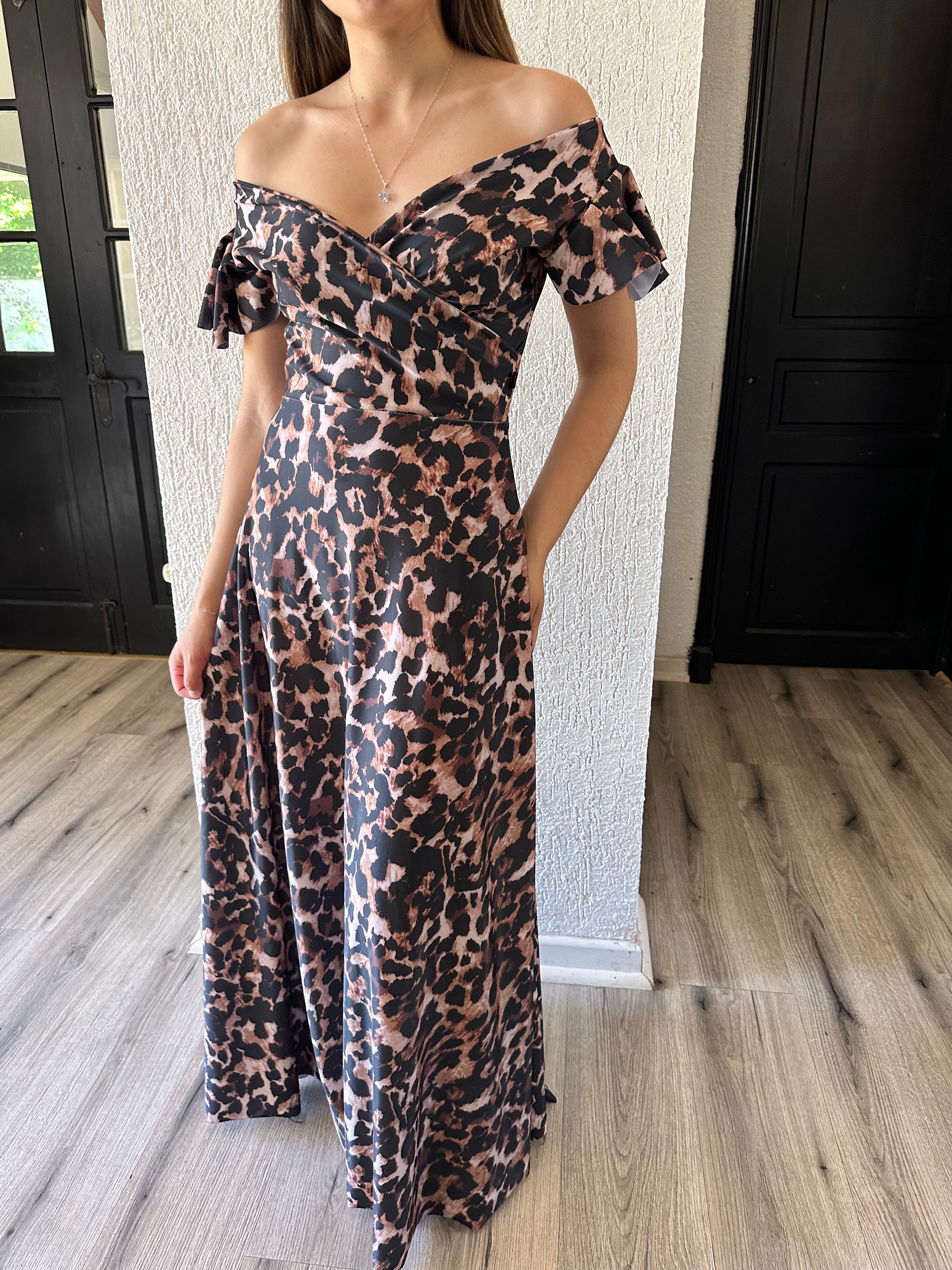 MAXI DRESS CRUZADO ESTAMPADO A ELECCION