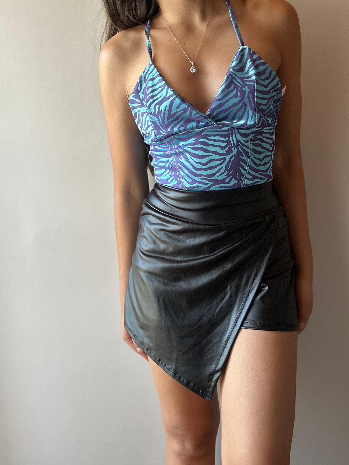 FALDA SHORT MAMI LEATHER