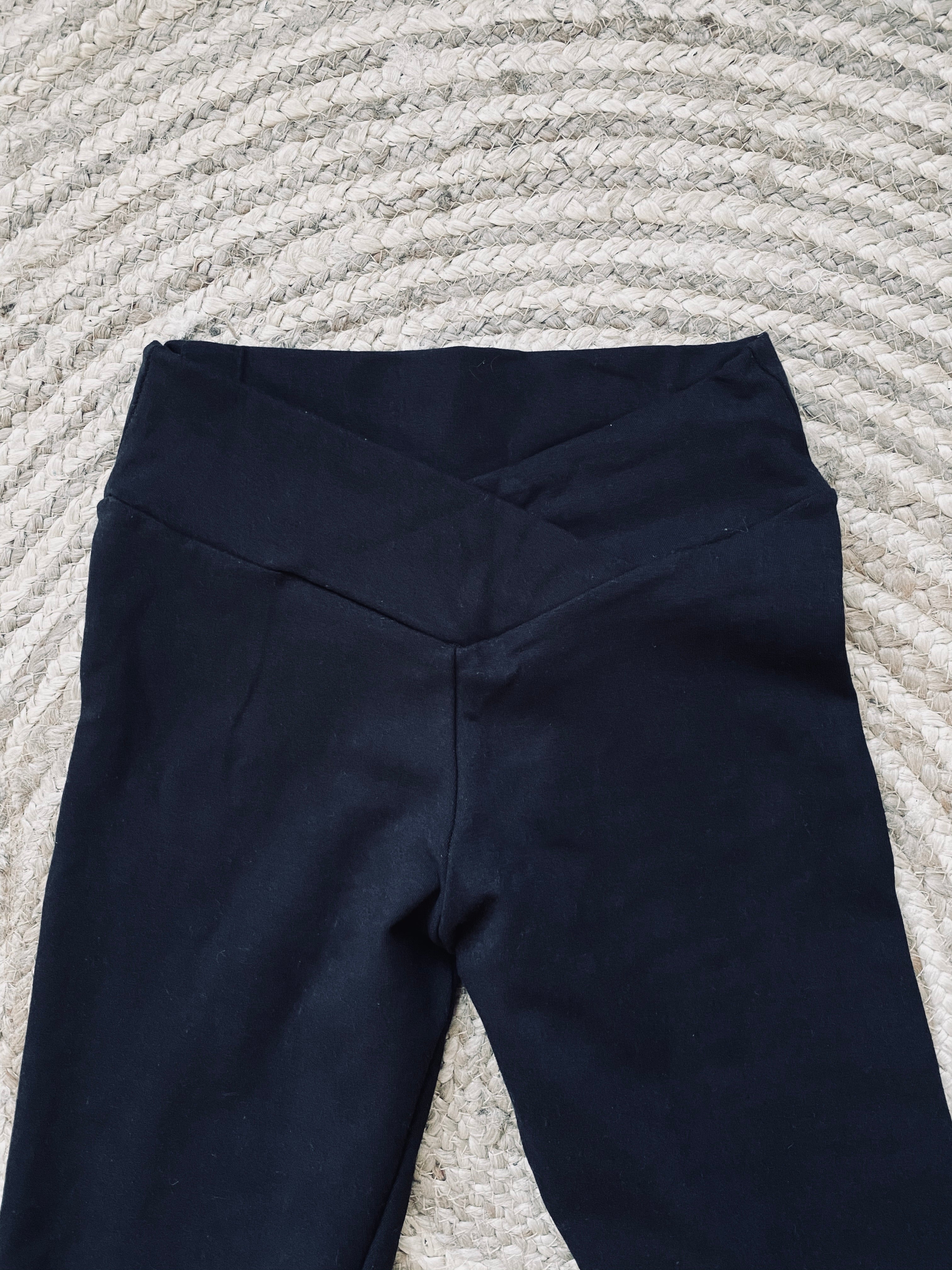 LEGGINGS CROSSOVER BLACK DUPONT