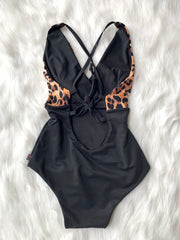 TRAJE DE BAÑO MIMI CRUZADO ANIMAL PRINT