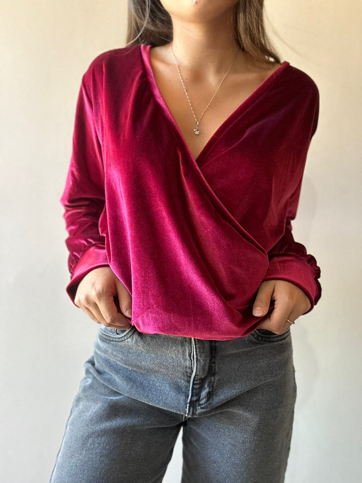 TOP PRINCESS VELVET BURDEO