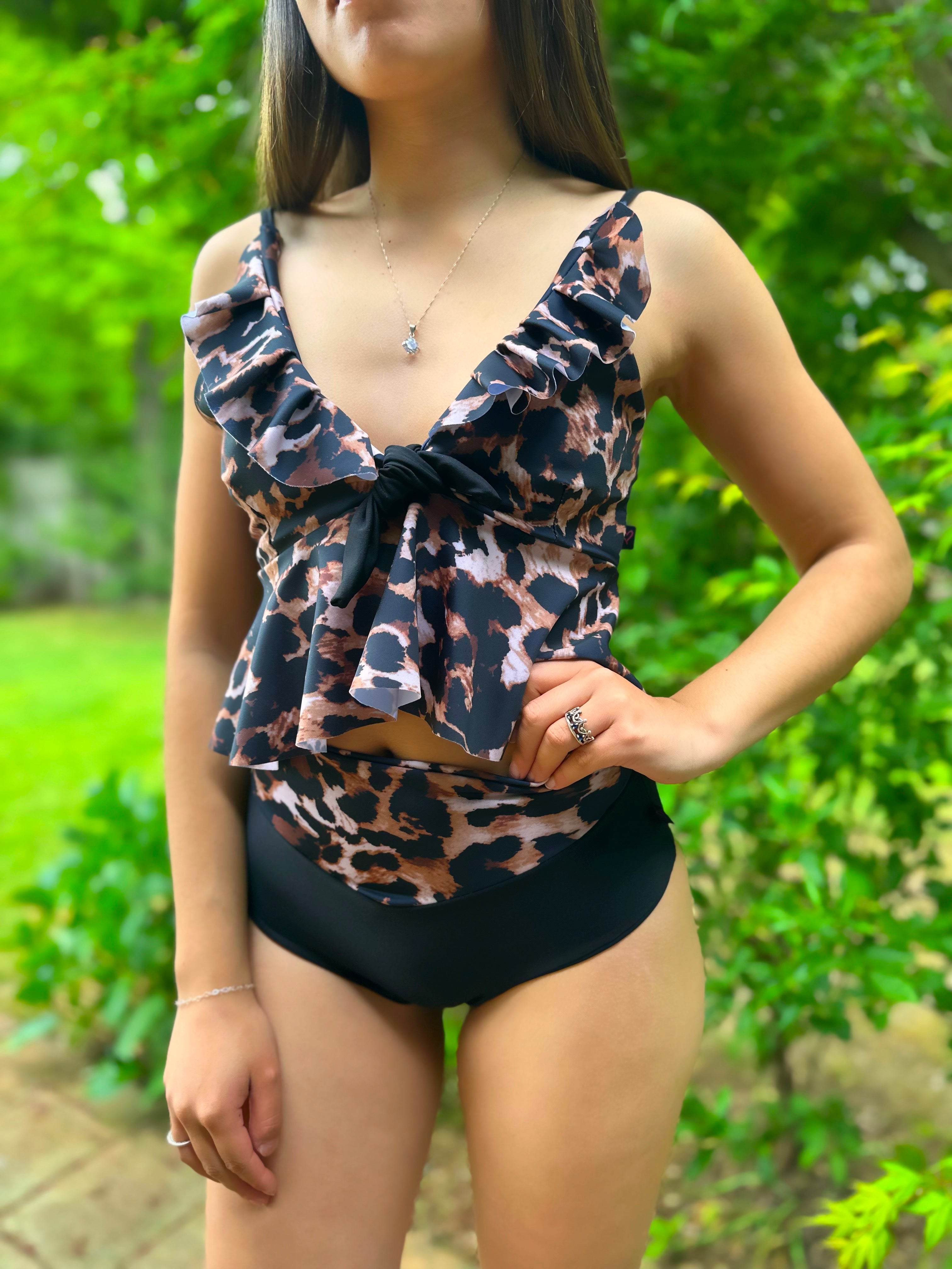 TOP ELISH VOLADOS + BOTTOMS PRETINA ANCHA A ELECCIÓN