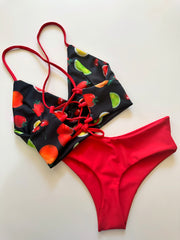 TOP MAITE FRUITS + BOTTOMS PANDORA RED