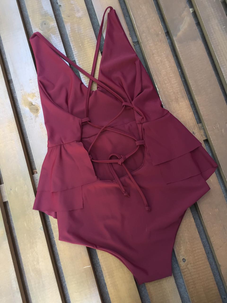 TRAJE DE BAÑO MIMI DOBLE VUELO COLOR A ELECCION