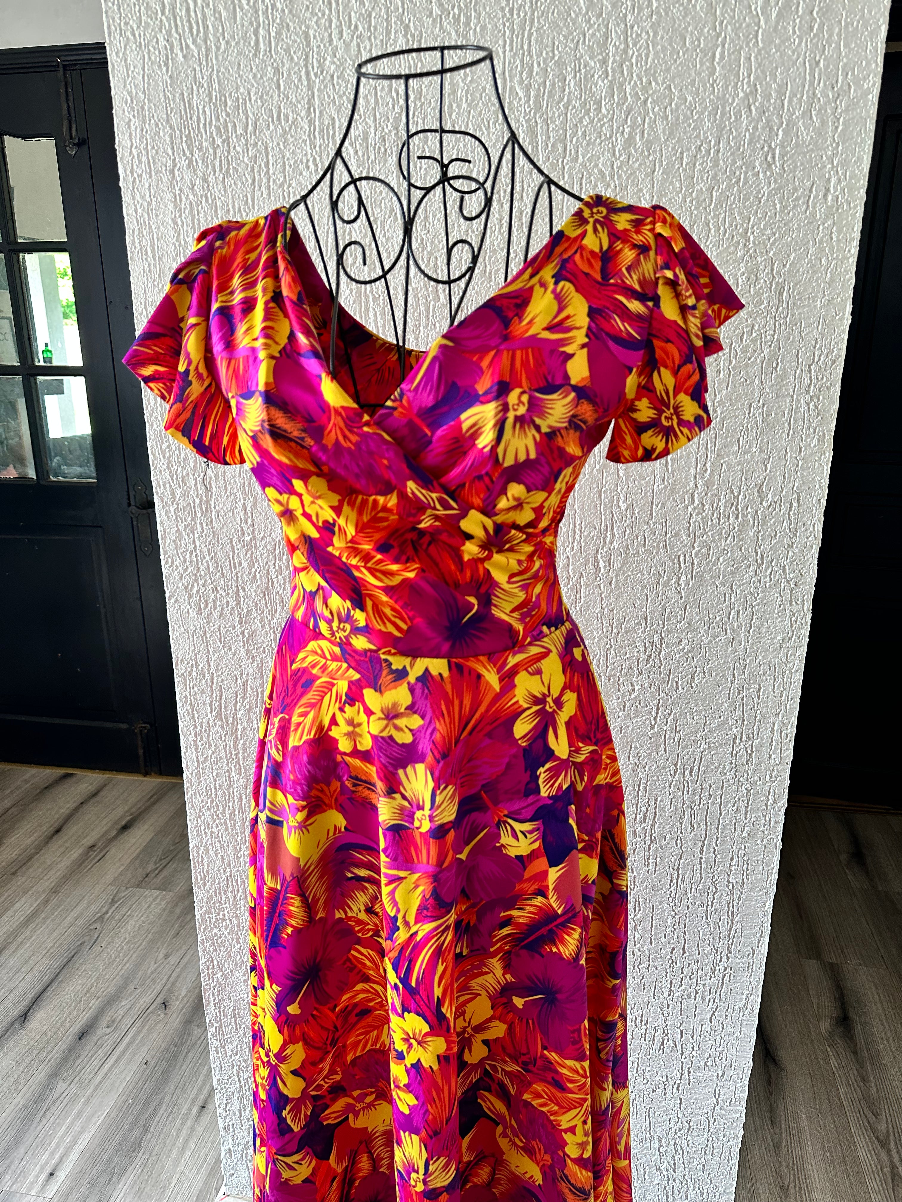 MAXI DRESS CRUZADO ESTAMPADO A ELECCIÓN