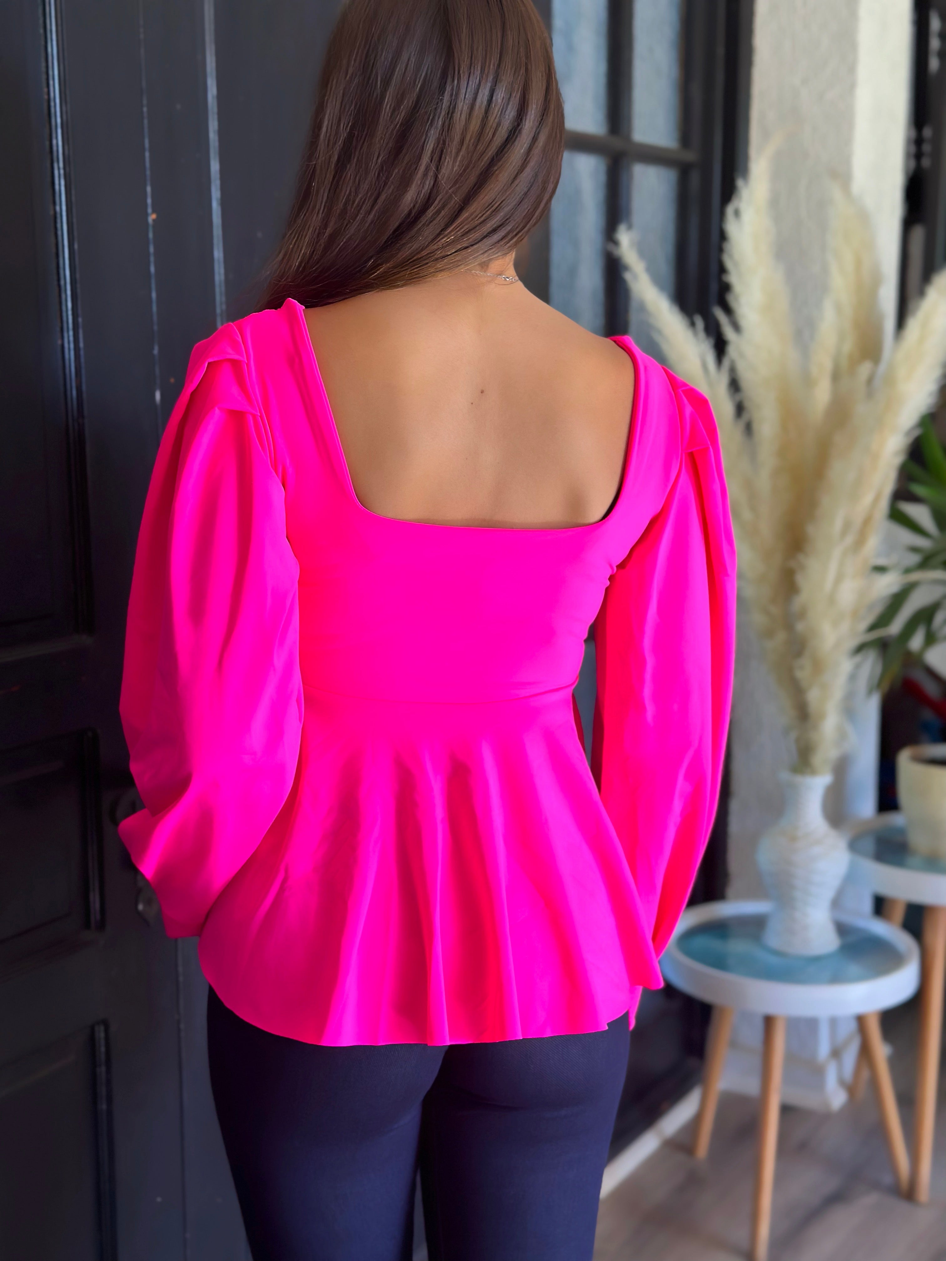BLUSA PEPLUM COLOR A ELECCIÓN