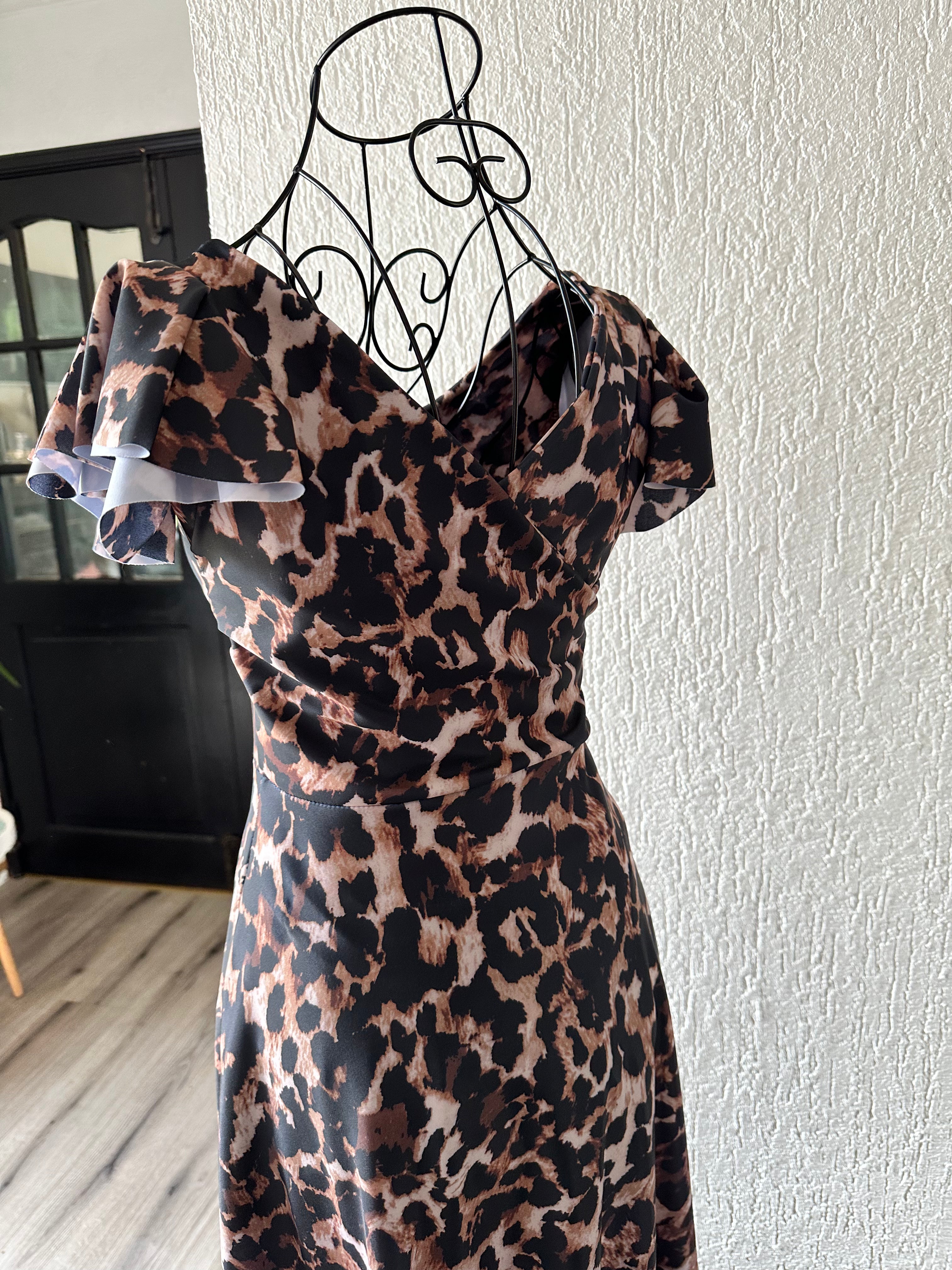 MAXI DRESS CRUZADO ESTAMPADO A ELECCION