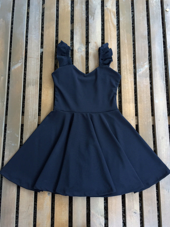 VESTIDO SKATER CORAZON BRETELES LIPA COLOR A ELECCION 