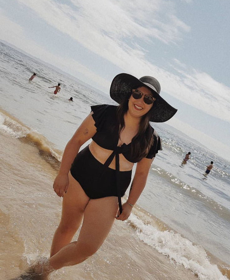 TOP BUTTERFLY RIBBONS + BOTTOMS BASIC COLOR A ELECCIÓN